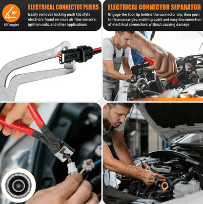 🔧 5件套汽车电气接头断开钳套装 – 连接器及端子拆卸工具