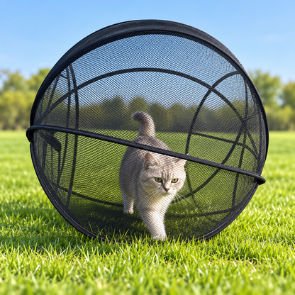 🐱🌿 FreshAir Cat Haven™ – 便携式网状游戏围栏