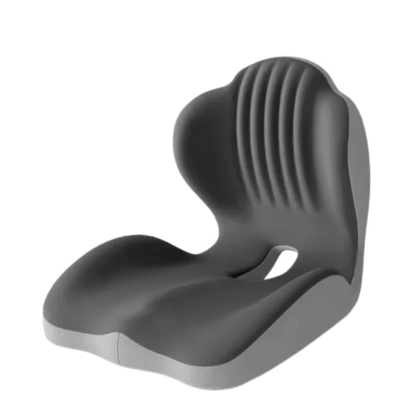 Ergonomic Memory Foam Seat Cushion with Lumbar Support – Pressure Relief, Height Boost, Universal Fit