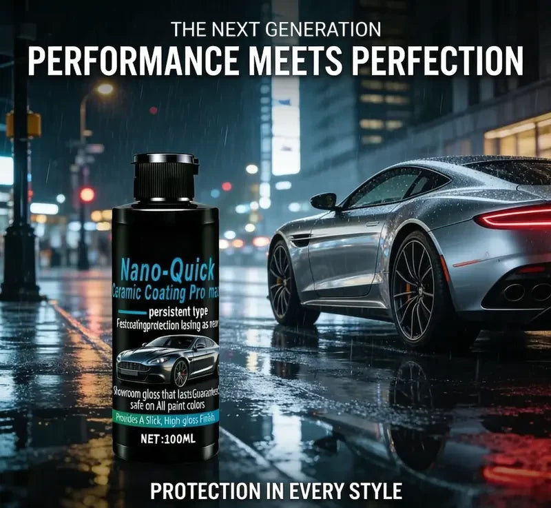 🚗 Nano Ceramic Car Coating | Hydrophobic Gloss Finish⏳