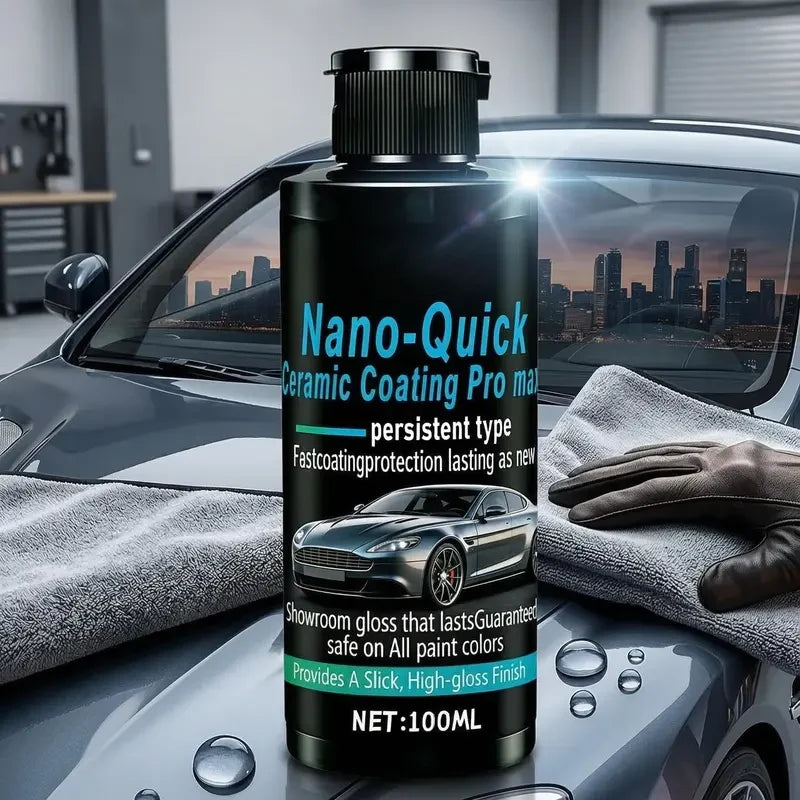 🚗 Nano Ceramic Car Coating | Hydrophobic Gloss Finish⏳