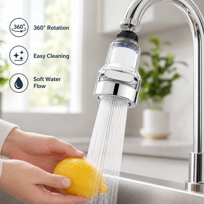 🚰 3-Mode 360° Rotating Faucet Aerator – Splash-Reducing Kitchen Sink Attachment