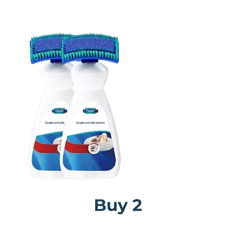 No-Wash Carpet & Sofa Cleaner with Brush