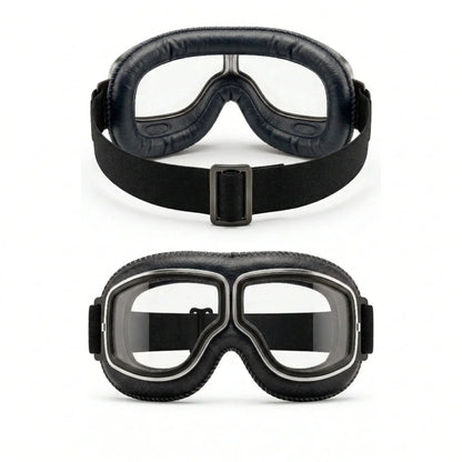🕶️ OTG Vintage Motorcycle Goggles (Fits Over Glasses)