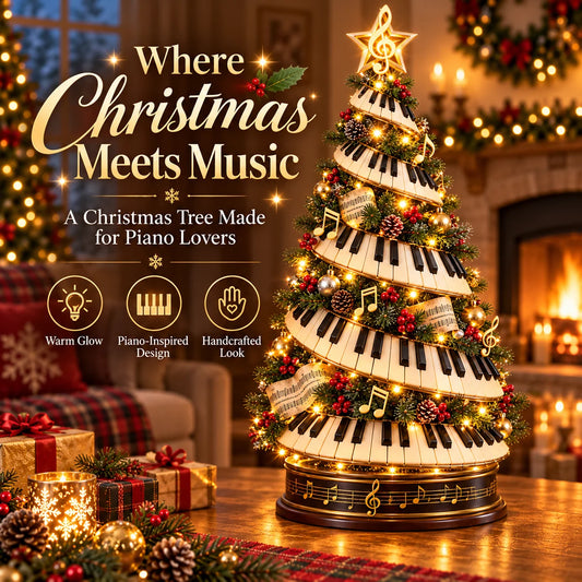 🎹🎄 Christmas in Every Key | Lighted Piano Tree ✨