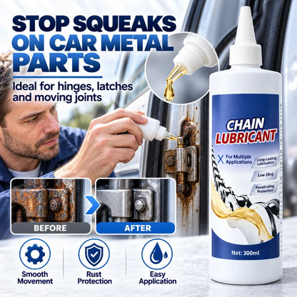 Multi-Purpose Chain Lubricant with Precision Pointed Nozzle