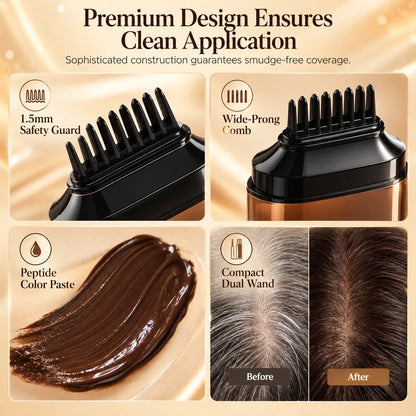 Temporary Hair Color Touch Up Stick for Gray Coverage