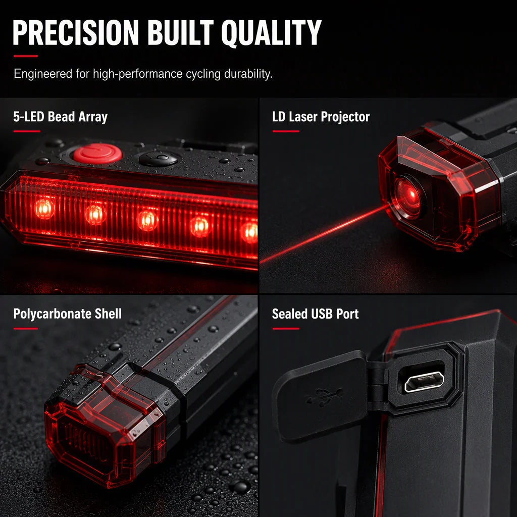 📢📢 50% OFF💡Rechargeable Safety Bike Taillight