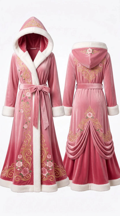 👑 CozyEverAfter™ Heated Princess Robe – Cozy warmth for cold days