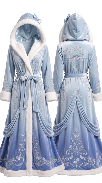 👑 CozyEverAfter™ Heated Princess Robe – Cozy warmth for cold days