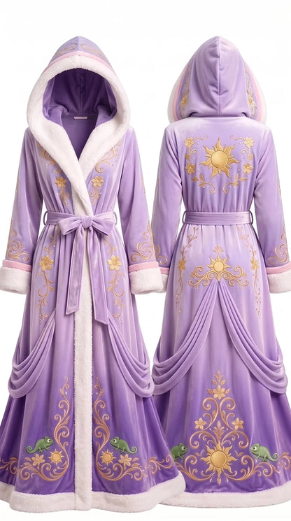 👑 CozyEverAfter™ Heated Princess Robe – Cozy warmth for cold days