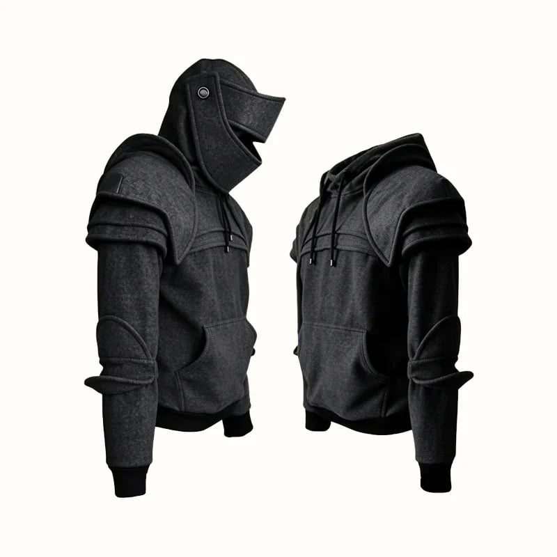 ⚔️Knight Cosplay Hoodie – Medieval Fantasy Streetwear Pullover!