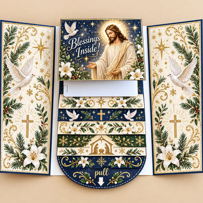 ⏰2026 New 🎅💳 Waterfall Christmas Gift Card Booklet ✨
