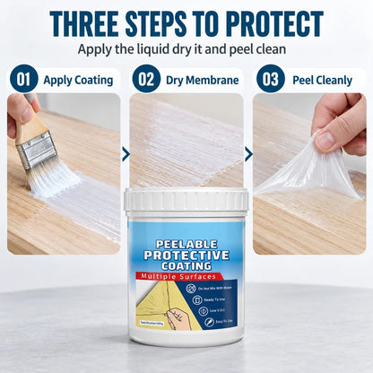 🥳2026 Hot Sale🥳💞50k+ Sold! 🛡️✨ 50% Off! Water-based Peelable Protective Coating – Shields Windows & Floors During Renovation, Peels Off Cleanly With No Residue. Eco-friendly & Tear-resistant! 🏠✅