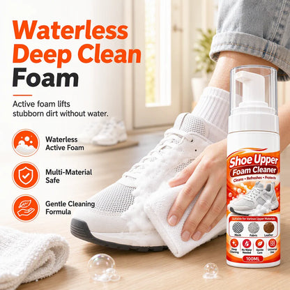 Rinse-Free Multi-Surface Shoe Foam Cleaner⏳