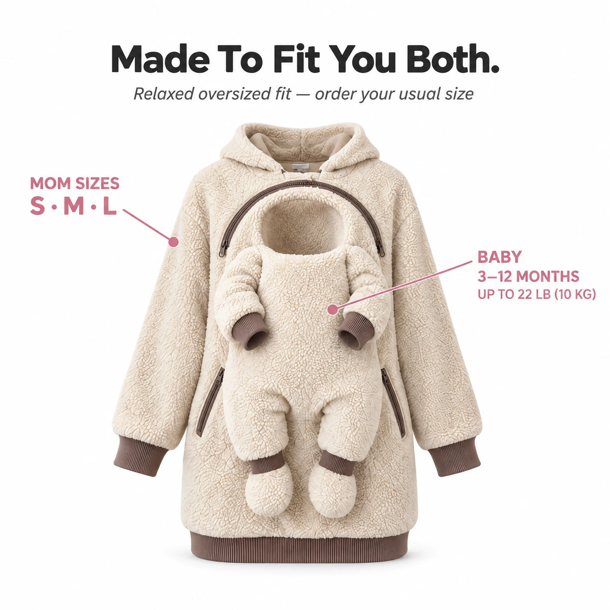 💝Snug Hoodie – Premium Oversized Plush Hoodie | Ultimate Warmth & Cloud-Like Comfort for Home & Lounging