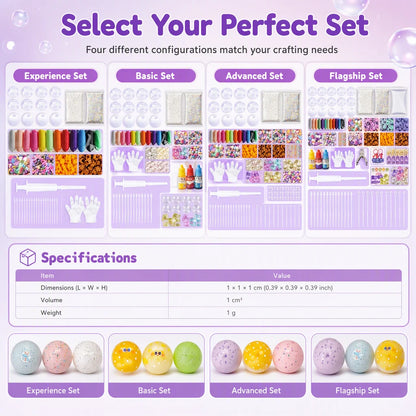 🎨 50% Off Now 🧸 DIY Clay Squeeze Ball Kit — Handmade Stress Relief Fun for Kids ✨