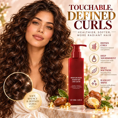 ❤️Argan & Avocado Curl Defining Leave-In Cream⏳