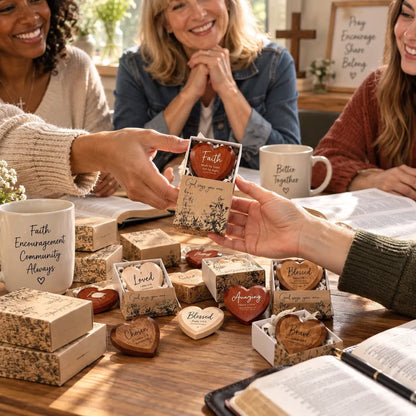 ⏳🔥Last Day 50% OFF ✝️ - 🎁 Christian Pocket Heart Gift Set(Set of 12)