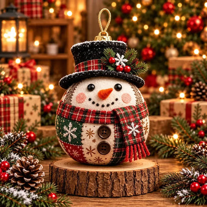 🎄Beginner-Friendly Cozy Patchwork Christmas Ornament Collection | 8 Festive Character Designs for Trees, Wreaths & Holiday Gifts ✨