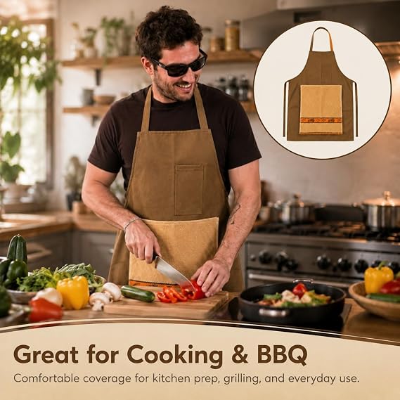 😂 Hidden Surprise Chef Apron – Funny BBQ & Kitchen Gag Gift
