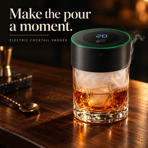🥃 Electric Whiskey Smoker Kit — Rechargeable, No Butane