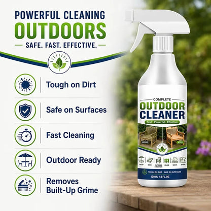 Outdoor Surface Cleaner Spray, Fast Acting Stain Remover for Patio, Wooden Furniture & Outdoor Surfaces