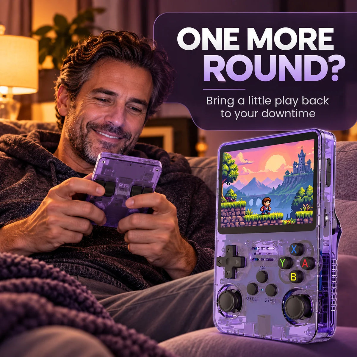 🎮 R36S Retro Handheld Game Console – 3.5″ Screen & Dual Analog Sticks
