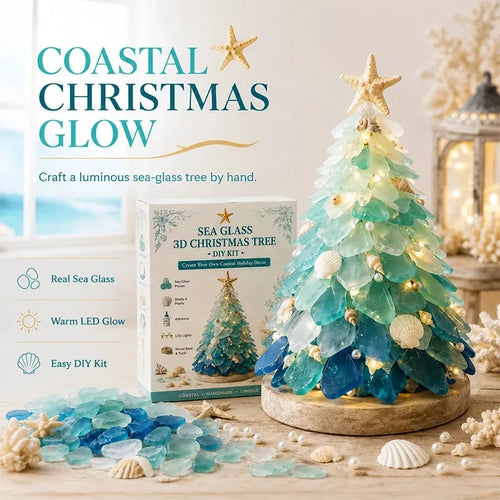 🎄DIY 3D Sea Glass Art Kit – 11 Designs