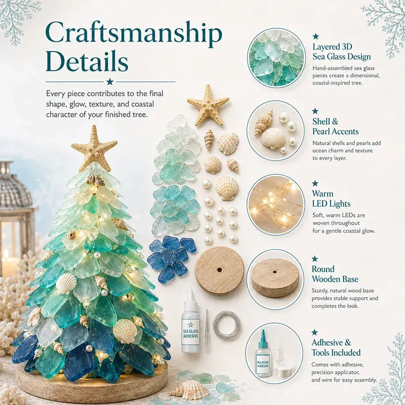 🎄DIY 3D Sea Glass Art Kit – 11 Designs