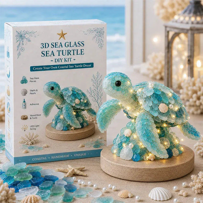 🎄DIY 3D Sea Glass Art Kit – 11 Designs