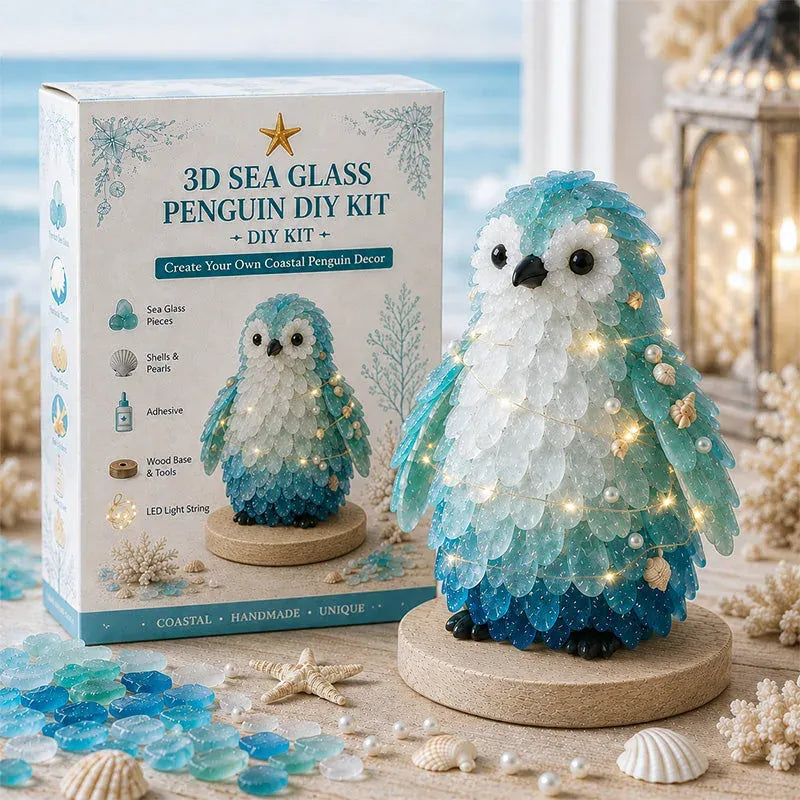 🎄DIY 3D Sea Glass Art Kit – 11 Designs