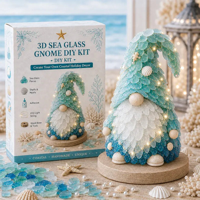🎄DIY 3D Sea Glass Art Kit – 11 Designs