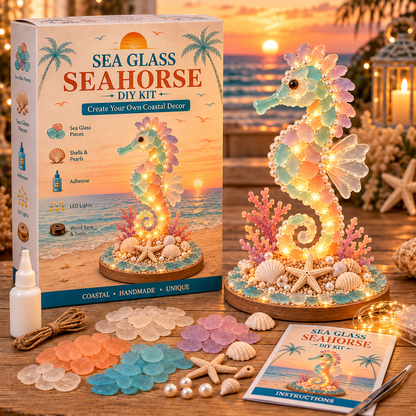 🎄DIY 3D Sea Glass Art Kit – 11 Designs