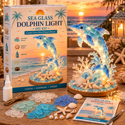🎄DIY 3D Sea Glass Art Kit – 11 Designs