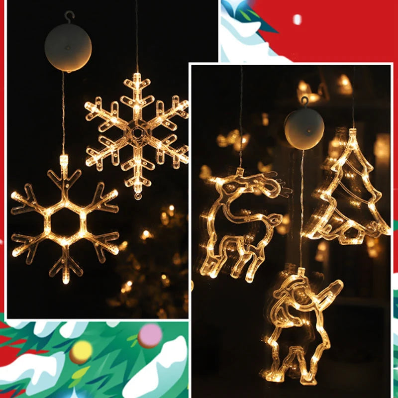 🎄 50% OFF! ✨ DIY Christmas Suction Window Lights – No drill, battery & reusable ✨