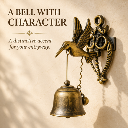 🔔 Vintage Animal Wall Bell – Rustic Bronze-Style Accent for Doors, Porches & Gardens 🌿