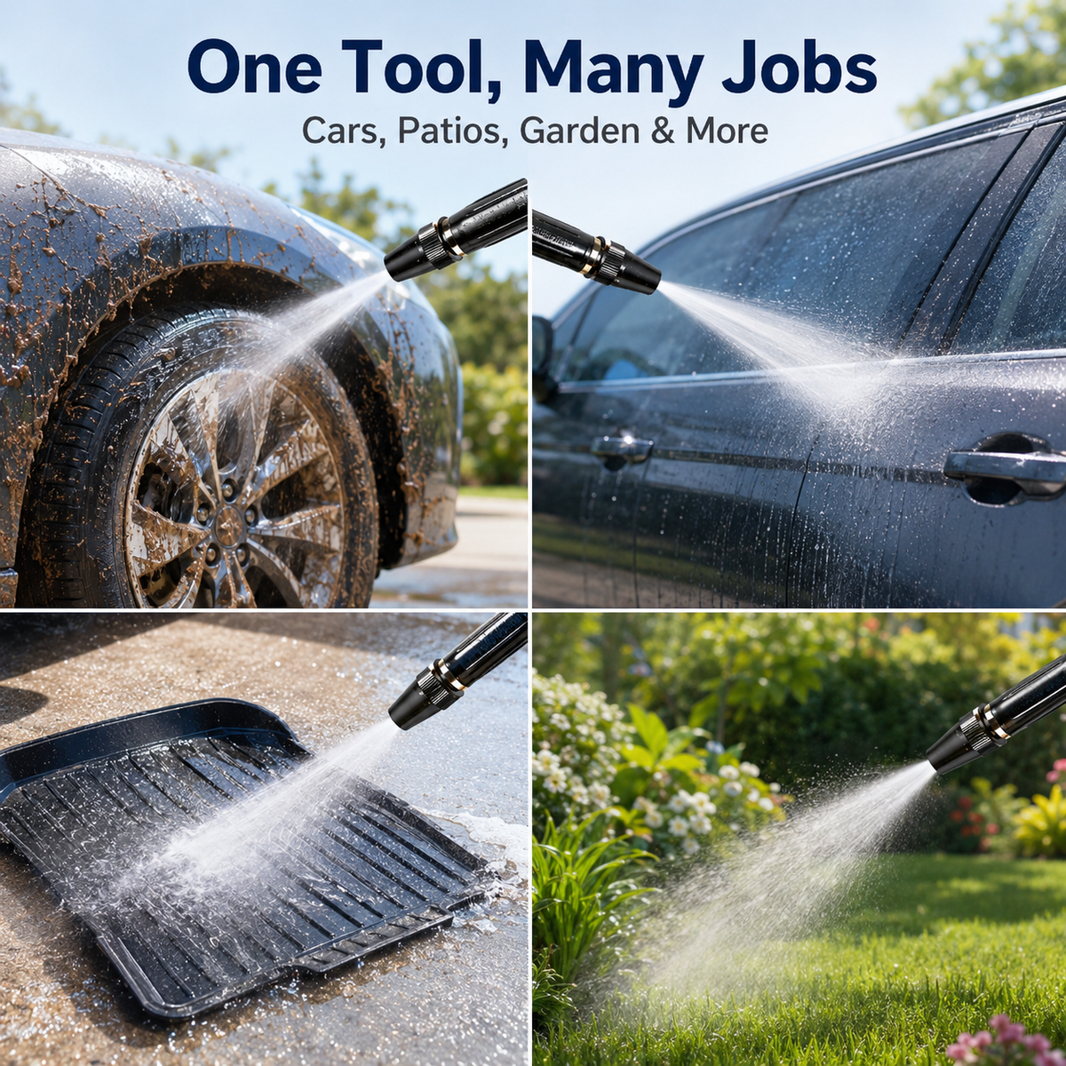 🔥🌊 Last Day 55% OFF – Powerful High-pressure Water Gun For Car Cleaning