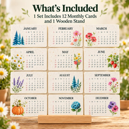 2027 Plantable Seed Calendar – A Calendar That Blooms After You Use It 🌱