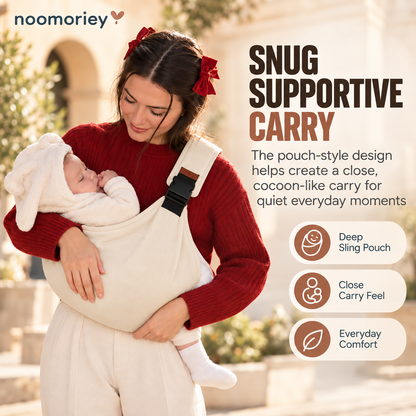 Baby Sling Carrier – Soft, Hands-Free Comfort for Parents