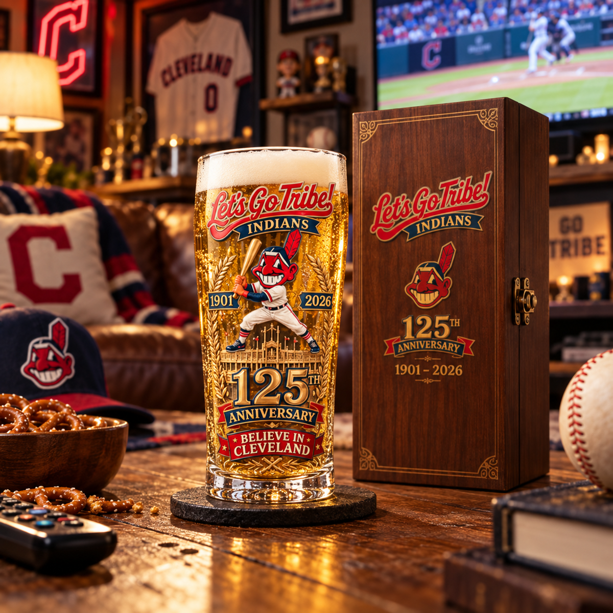 ⚾🏆 125周年棒球传承纪念品酒杯 – 纪念收藏版
