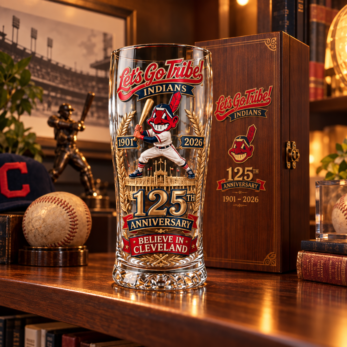 ⚾🏆 125周年棒球传承纪念品酒杯 – 纪念收藏版