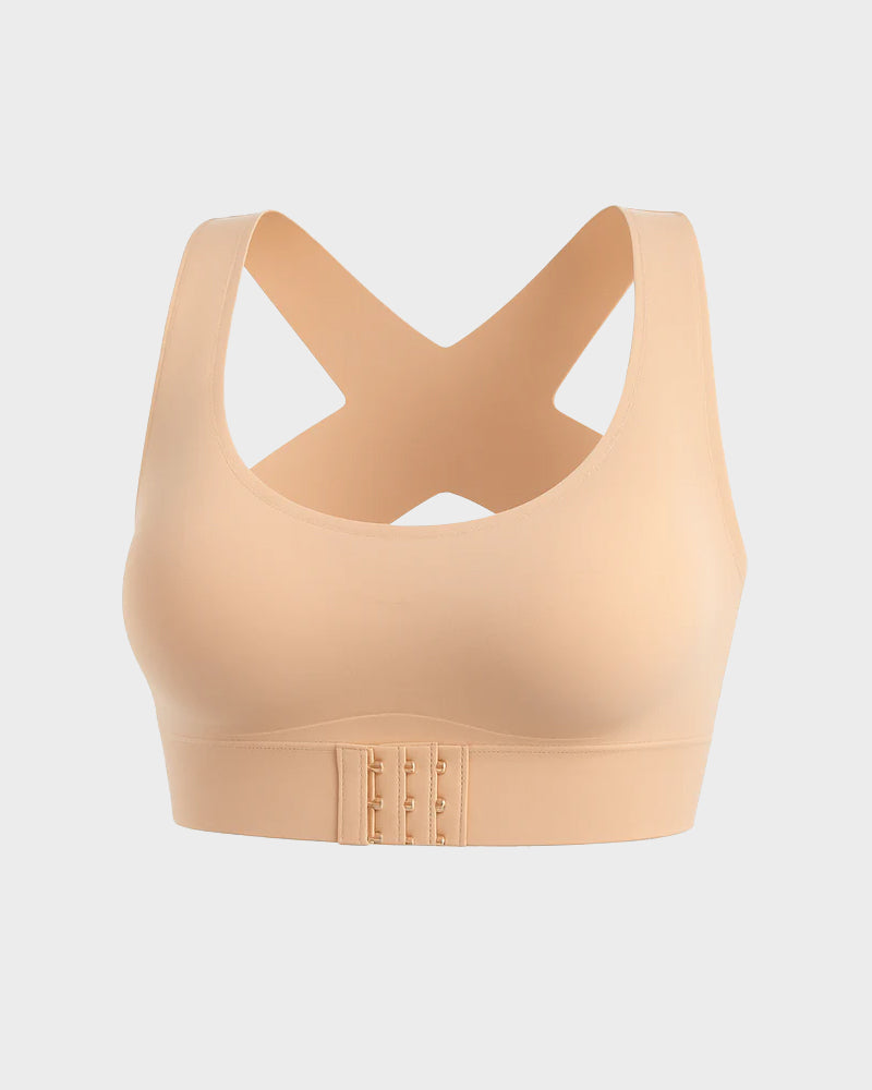 👙 前扣交叉背无钢圈塑形文胸——超强聚拢，全天舒适，自然提托，打造更苗条高挑的轮廓 💖