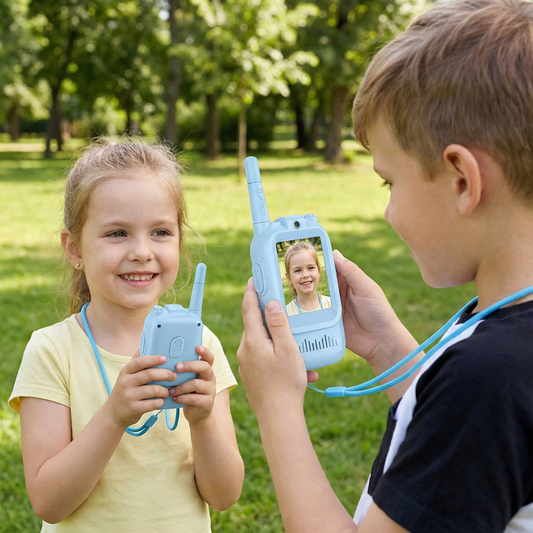 Kids Video Walkie Talkies (2-Pack) – No WiFi Needed! ✨