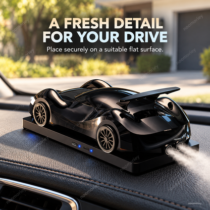 🏎️ Race-Car Aroma Diffuser with Dual Exhaust Mist