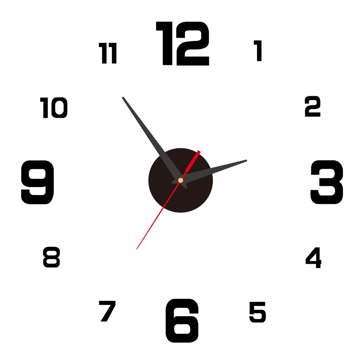 🥳2026热销款🥳⏰3D DIY夜光亚克力挂钟套装