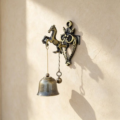 🔔 Vintage Animal Wall Bell – Rustic Bronze-Style Accent for Doors, Porches & Gardens 🌿