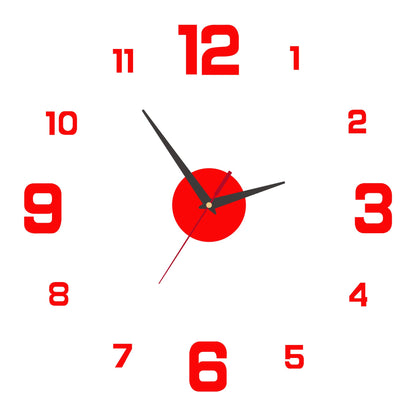 🥳2026热销款🥳⏰3D DIY夜光亚克力挂钟套装