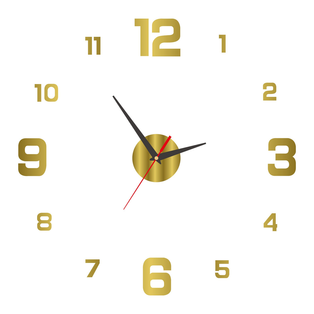 🥳2026热销款🥳⏰3D DIY夜光亚克力挂钟套装