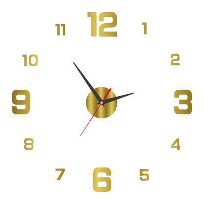 🥳2026热销款🥳⏰3D DIY夜光亚克力挂钟套装